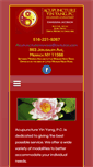 Mobile Screenshot of acupunctureyinyang.com